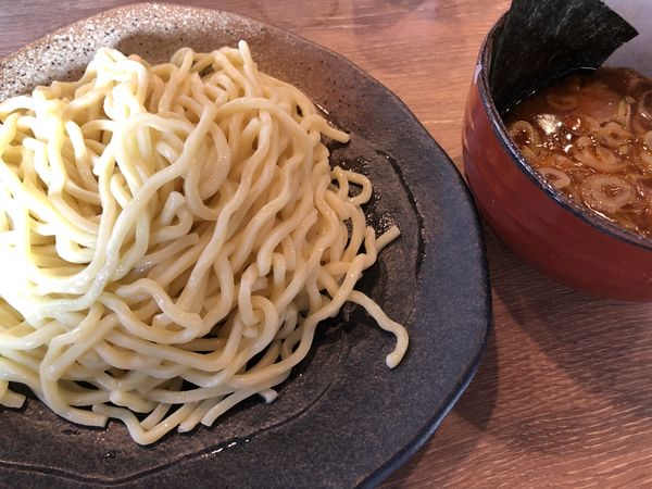 「辛味つけ麺 中盛(820円)」@つけ麺屋 ごんろく 両国店の写真
