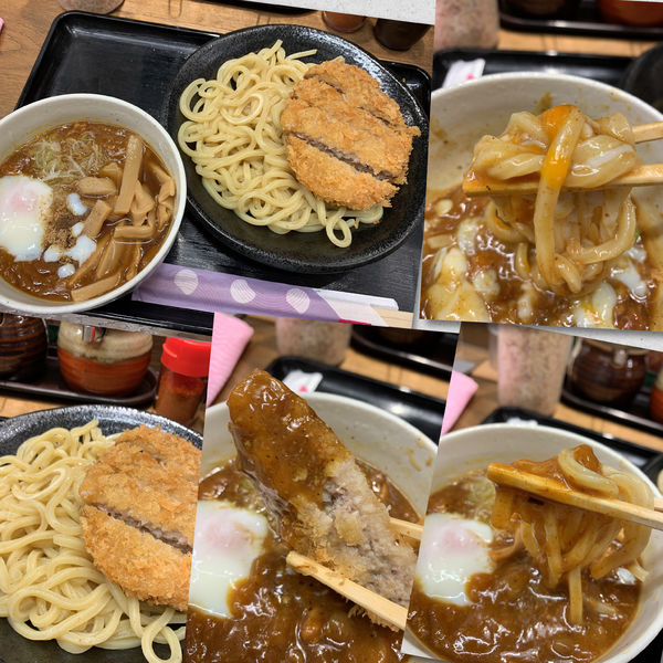 「メンチカツカレーつけ麺970円」@日乃屋カレー 渋谷三丁目店の写真