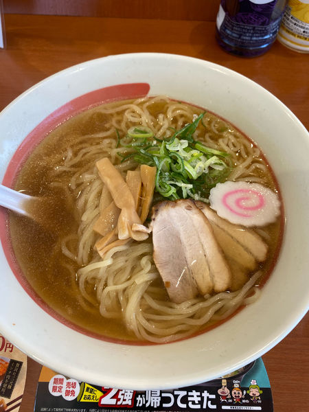 「しじみエキス入り醤油らーめん（大盛り）」@幸楽苑 連取店の写真