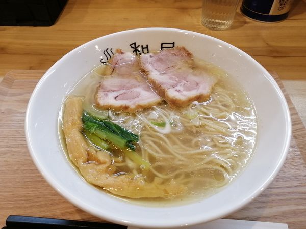 「塩ラーメン　770円」@自家製麺 和屋の写真