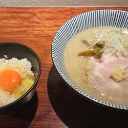 味噌ラーメン&TKG(ランチセット1000円)