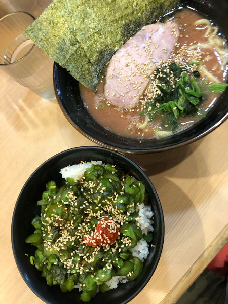 「ラーメン」@横浜家系らーめん 武道家 賢斗の写真