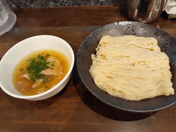 「塩つけ麺、大盛」@町田汁場 しおらーめん進化 町田駅前店の写真