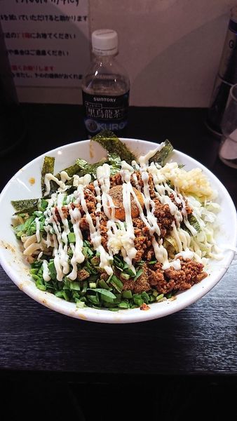 「台湾まぜそば 麺少なめ ニンニク少なめ ホアジャオ マヨネーズ」@豚星。の写真