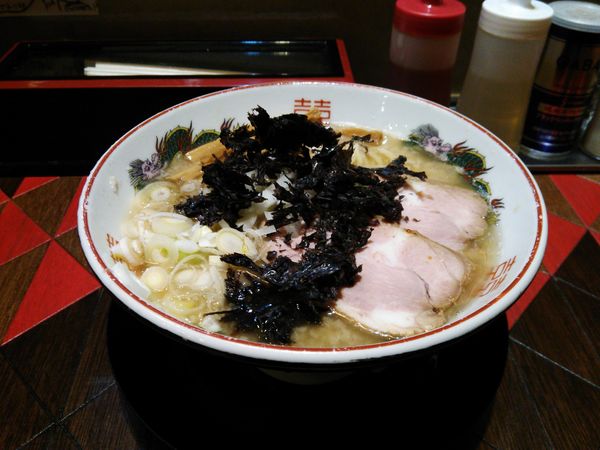 「背脂煮干ラーメン」@オールドラーメンショップ 逆流の写真