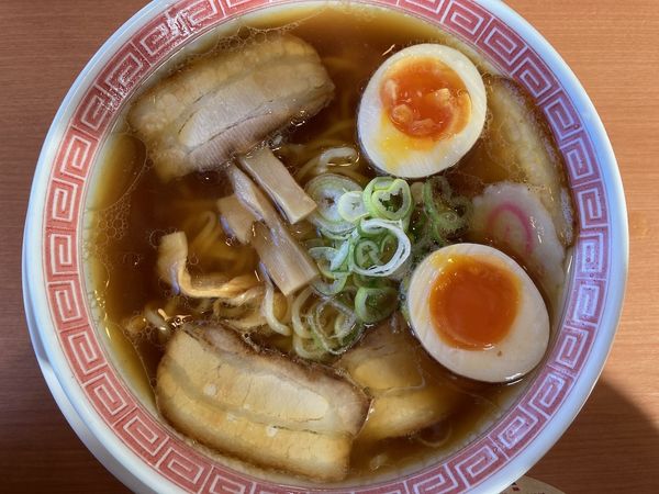 「中華そば 400円（半熟煮卵+110円）」@幸楽苑 日立多賀店の写真