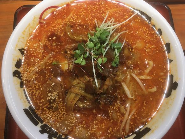 「マルショウ辛味噌ラーメン 979円」@味噌乃マルショウ 菅谷店の写真