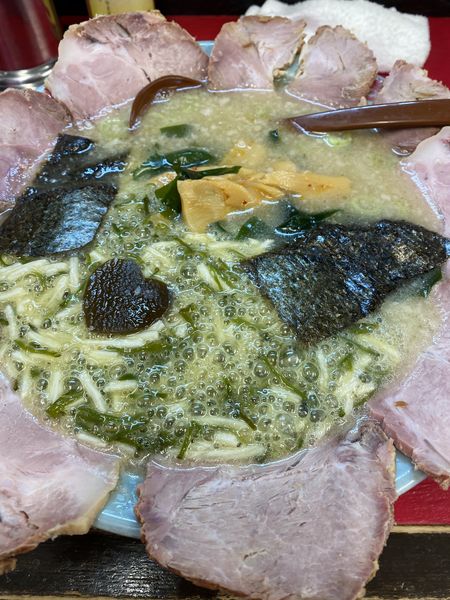 「めかとろチャーシューメン（中）」@壱発ラーメン 八王子店の写真