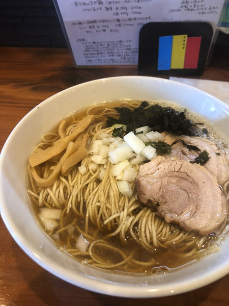 「煮干しと水ラーメン　大盛り」@麺＆cafe Coi.Coi.の写真