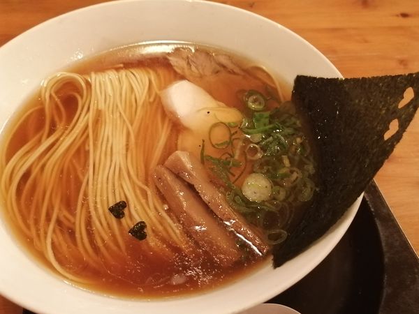 「中華そば¥770＋（本店限定）肉マヨ丼¥396」@麺や食堂 本店の写真