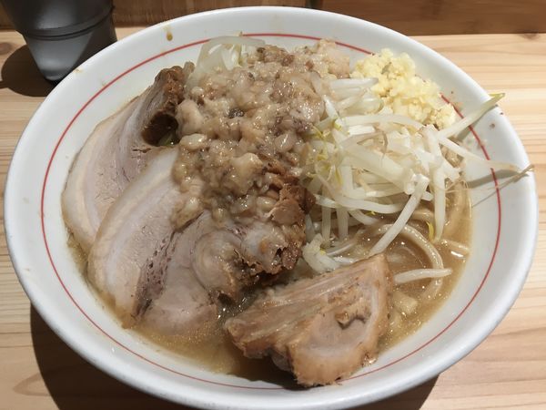 「中　極太　豚マシ」@眞久中の写真