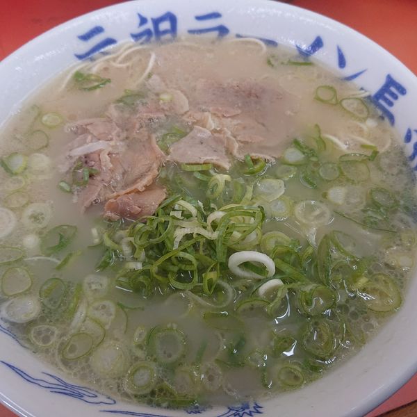 「ラーメンナマ500円」@元祖ラーメン長浜家の写真