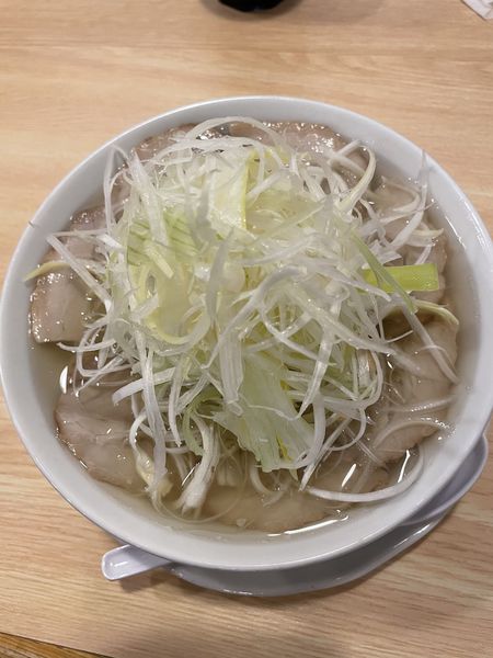 「ねぎ肉そば+ネギ」@喜多方ラーメン 中田の写真