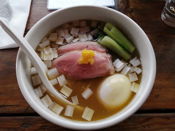 「淡麗　特製鴨だし中華そば　塩　1200円」@麺処 図鑑の写真