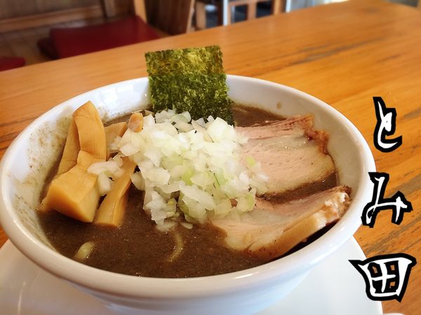 「煮干どろそば￥650」@煮干そば とみ田の写真