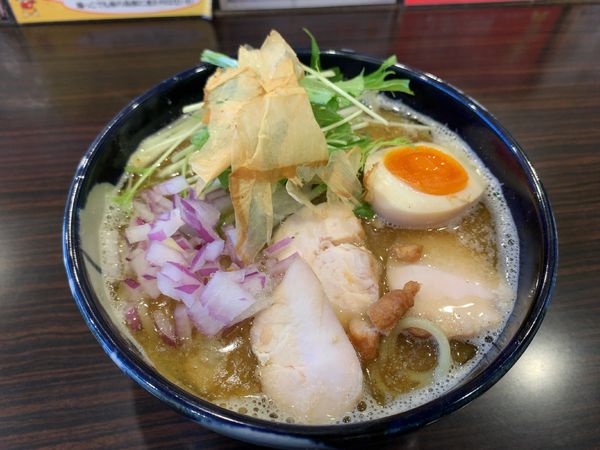 「濃厚鶏煮干し」@横道の写真