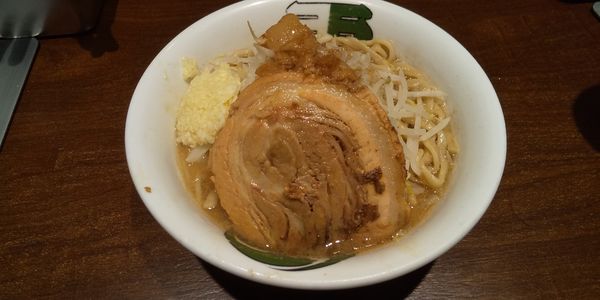 「雷そば 並」@ラーメン 雷 東京本丸店の写真