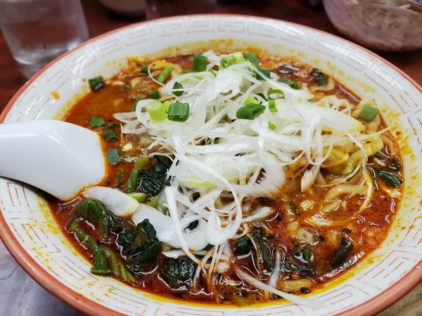 「ミニドラたんたんめん辛さドラゴン級680円」@らーめん ドラごんちの写真