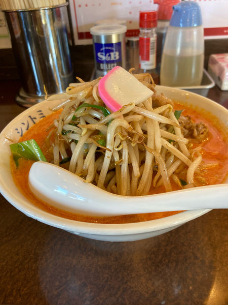 「辛いタンメン」@極濃湯麺シントミ 本庄インター店の写真