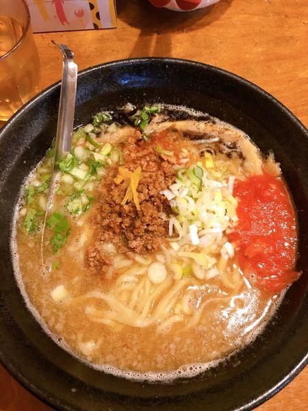 「鶏白坦々そば」@はりけんラーメンの写真