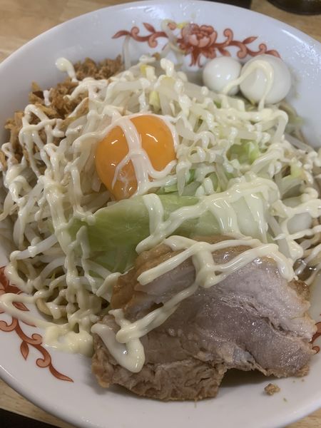 「小（少なめ）汁なし」@ラーメン 登良治郎の写真
