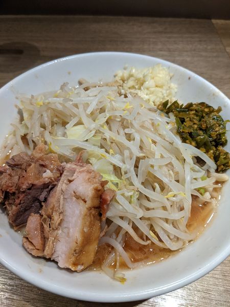 「ラーメン少なめ＋青唐辛子」@MEN YARD FIGHTの写真