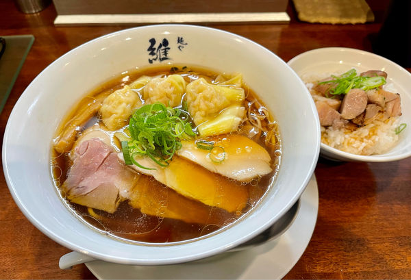 「特醤油らぁ麺（ランチセット）」@麺や維新の写真