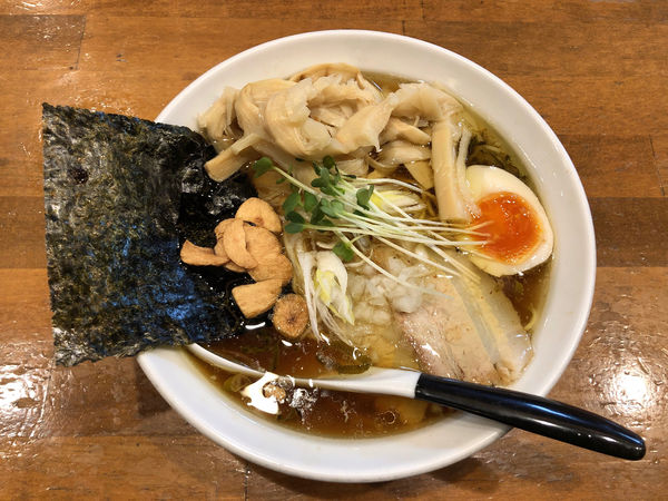「ニンニクラーメン＋穂先メンマ」@ふうびの写真