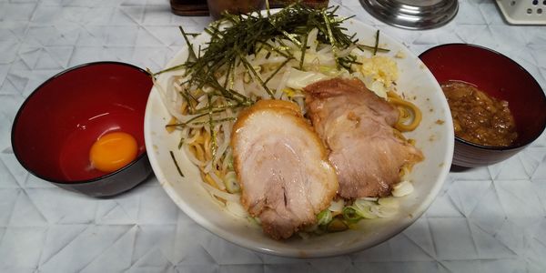 「小汁なし900円」@麺屋 歩夢 金沢八景店の写真