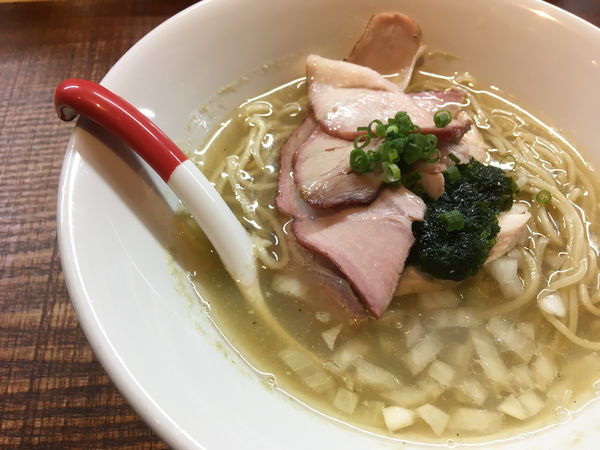 「貝出汁生海苔塩蕎麦」@芛堂寺の写真