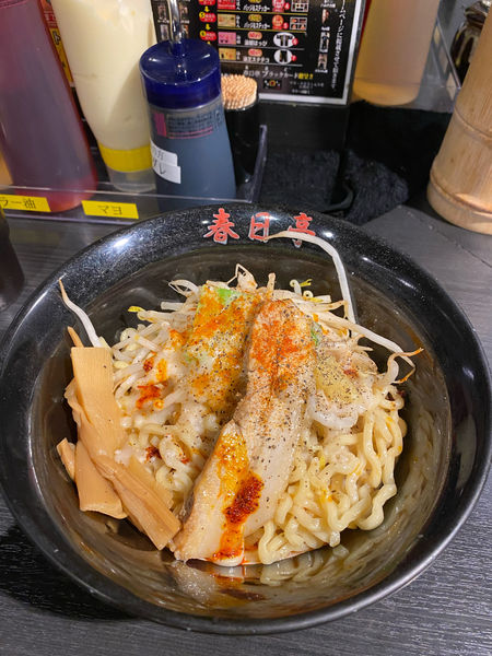 「鷄豚油そば」@油そば 春日亭 神田店の写真