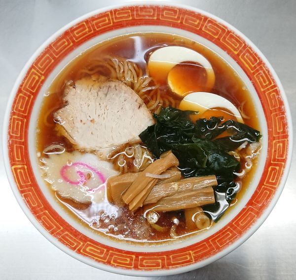 「ラーメン＋玉子」@西新井ラーメンの写真