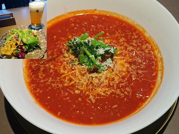 「WEEKDAY LUNCH(トマトたっぷりベジ麺)¥990」@COEDO BREWERY THE RESTAURANTの写真