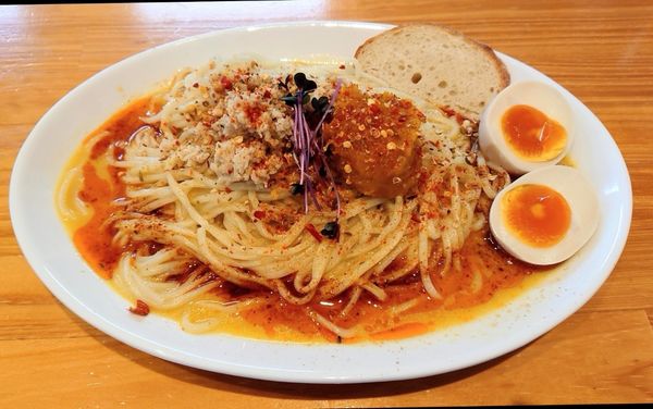 「パンプキンキンタンタンメン【限定】」@ニボチャチャ！！ラーメン あらき軒の写真
