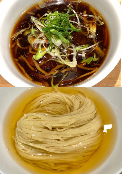 「鰹昆布水つけ麺　醤油　1000」@らぁ麺や 嶋の写真