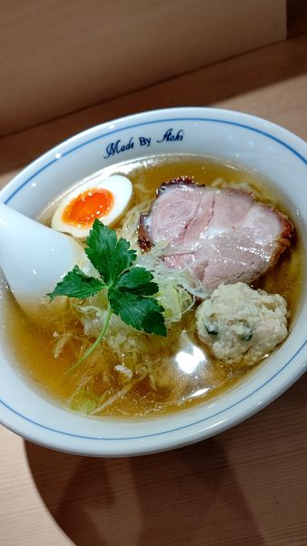 「淡麗烏賊煮干しらーめん　900円」@中華蕎麦 あお木 secondの写真