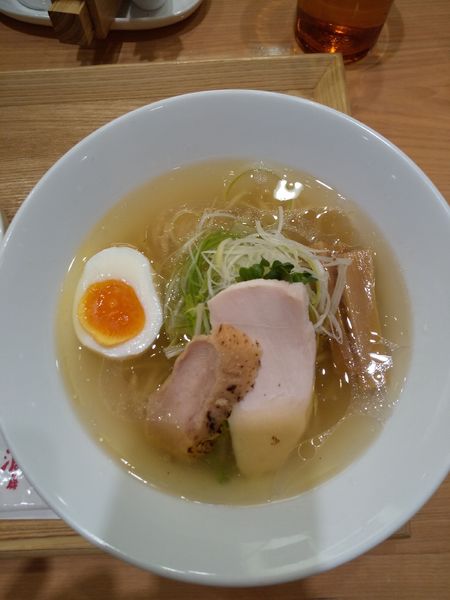 「鶏そば（塩）」@名古屋コーチン 麺屋 鳥しげ 名古屋PARCO店の写真