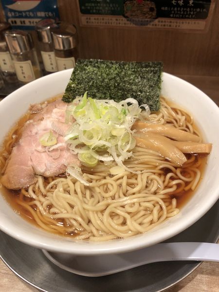 「朝チャーシュー麺（大盛）」@舎鈴 エキュート赤羽店の写真
