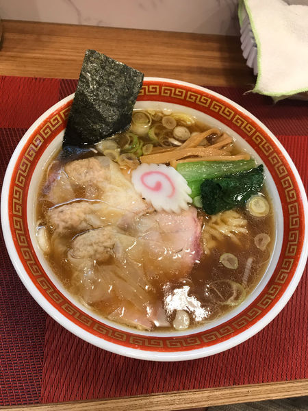 「ワンタン麺 930円」@麺創庵 砂田の写真
