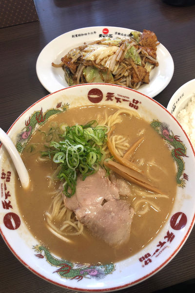「回鍋肉定食 こってり」@天下一品 東川口店の写真