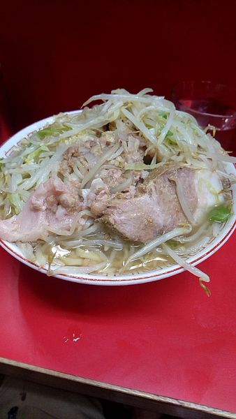 「大豚750円全マシ」@ラーメン二郎 三田本店の写真