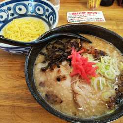 【限定】黒まー油らぁ麺　＋麺替え玉（半玉）：㋚券