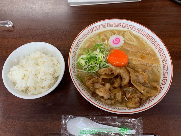 「肉玉そば大盛り」@元祖 肉玉そば越智の写真