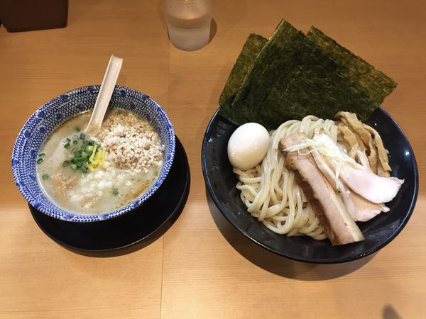 「鶏白湯つけ麺2号」@麺堂 稲葉の写真