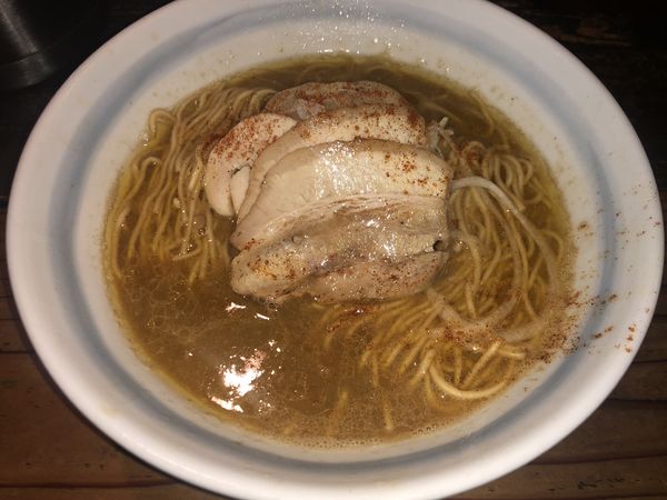 「濃煮干しそば（880円）」@煮干そば 藍の写真