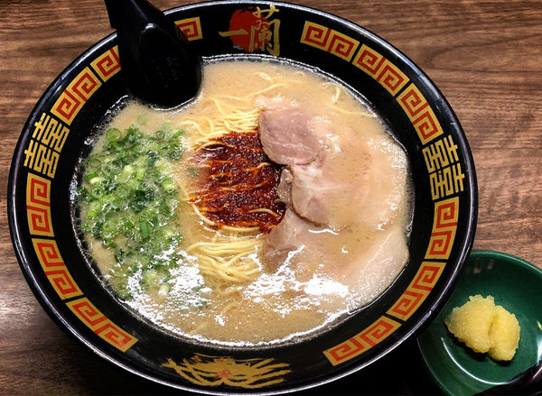 「ラーメン(追加ニンニク)」@一蘭 本社総本店の写真