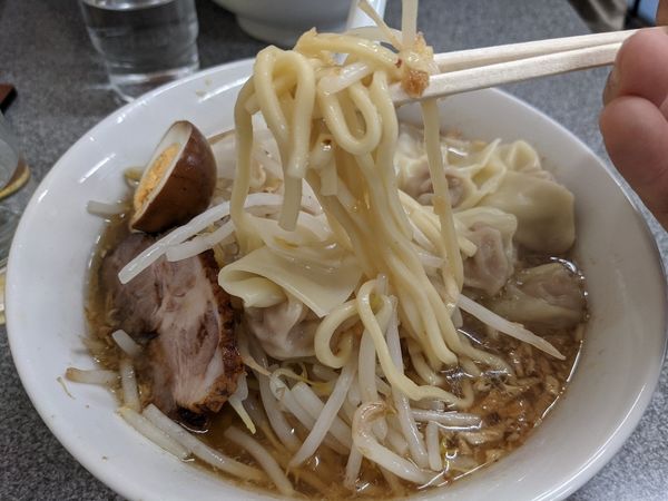 「ワンタン麺850円」@中華麺店 喜楽の写真