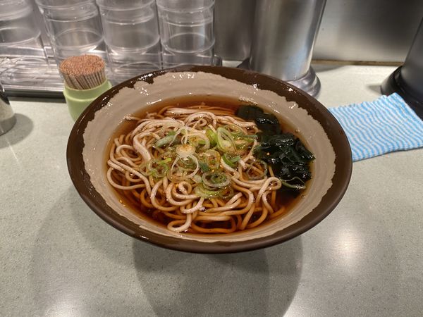 「かけそば270円」@新和そばの写真