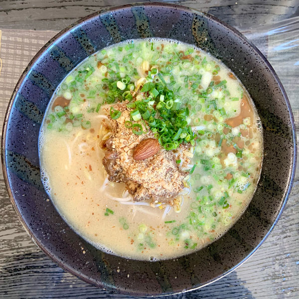 「アーモンドらーめん (700円)」@あら木 里山の麺処と和布あそびの写真