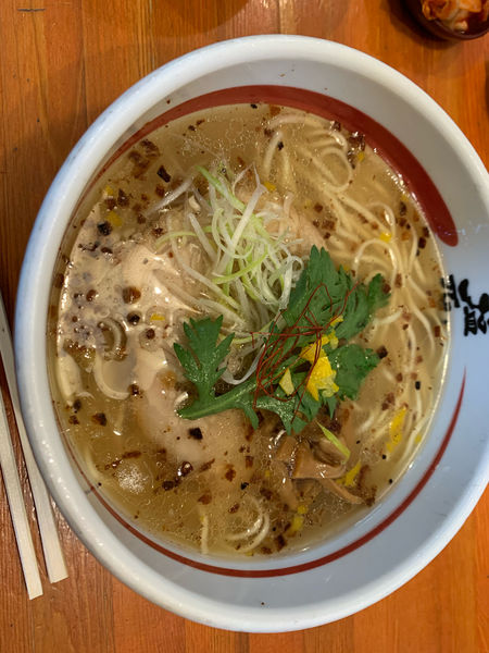 「天然塩ラーメン　760円税別」@総社 塩元帥の写真